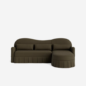 Middleton Skirted Chaise Sectional Sofa by Ginny Macdonald