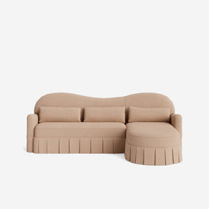 Middleton Skirted Chaise Sectional Sofa by Ginny Macdonald