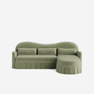 Middleton Skirted Chaise Sectional Sofa by Ginny Macdonald