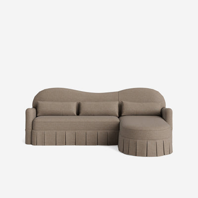 Middleton Skirted Chaise Sectional Sofa by Ginny Macdonald