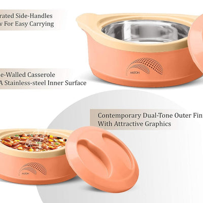 Milton Marvel 1000 with Inner Steel Casserole | Orange | 1 Pc