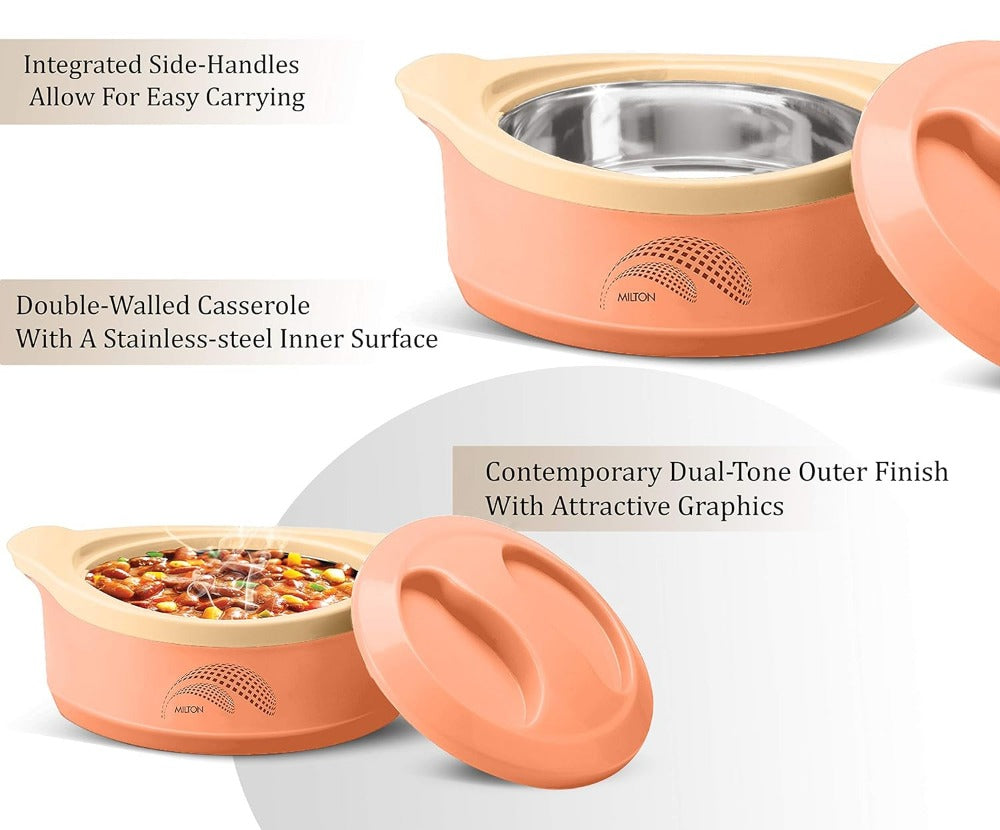 Milton Marvel 1000 with Inner Steel Casserole | Orange | 1 Pc
