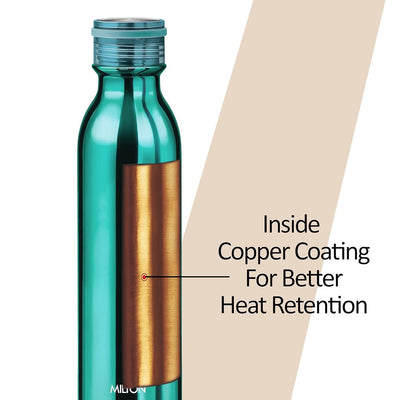 Milton Glitz Thermosteel 24 Hours Hot and Cold Water Bottle | 1 Pc