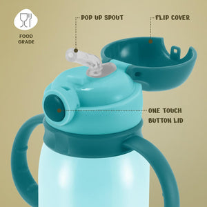 Milton Kiddo Thermosteel Vacuum Insulated Water Bottle with Spout Lid | 1 Pc