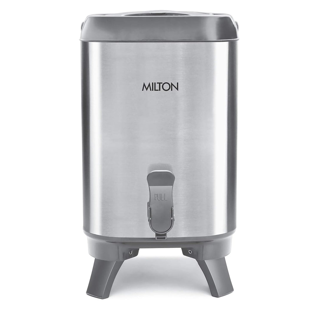 Milton ThermoSteel Stealing 10 Insulated Water Jug | Hot and Cold | Silver