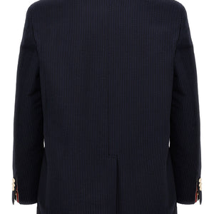 Thom Browne Single-breasted Seersucker Blazer