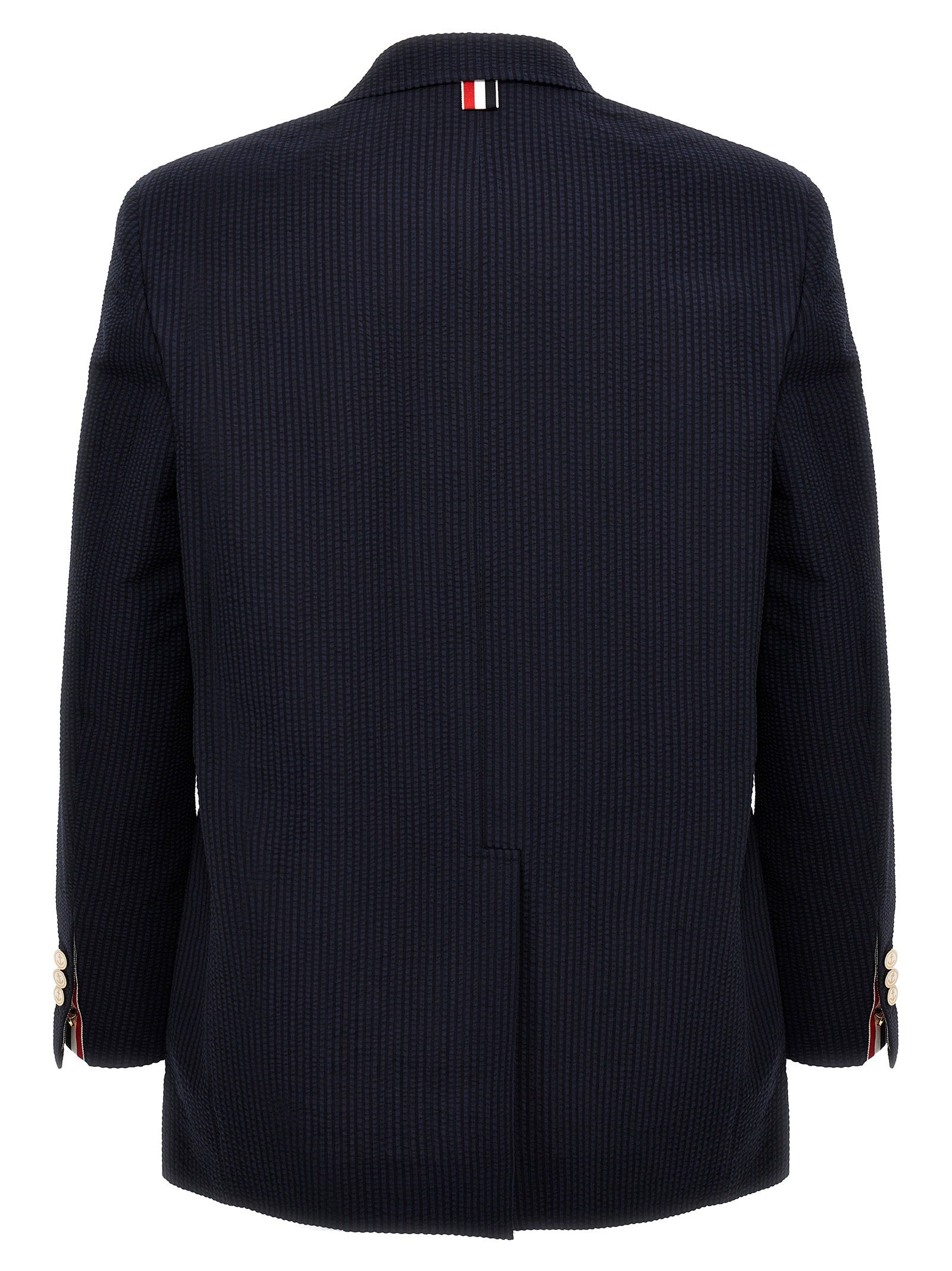 Thom Browne Single-breasted Seersucker Blazer
