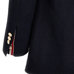 Thom Browne Single-breasted Seersucker Blazer