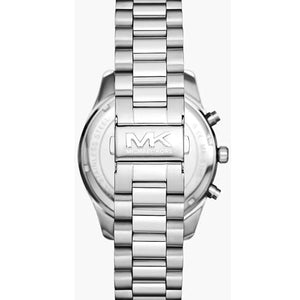 Michael Kors Oversized Lexington Crocodile-Embossed Leather Card Case Black Dial 44mm MK1091SET