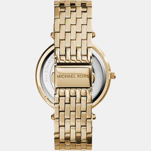 Darci Women Quartz Gold Dial Analog Stainless Steel Watch MK3191