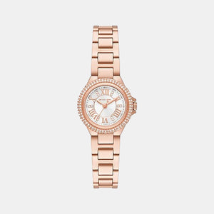 Camille Women Quartz White Dial Analog Stainless Steel Watch MK3253