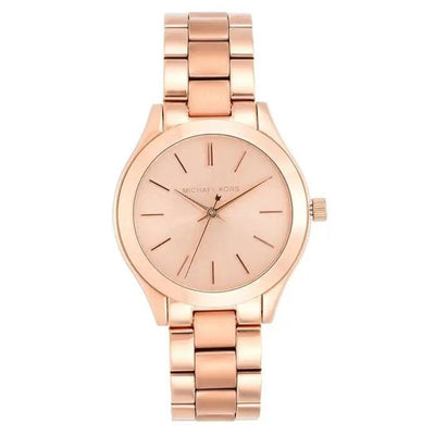 Michael Kors Mini Slim Runway Rose Gold Dial Women 33mm