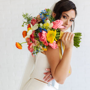 Pleasantly Vibrant Garden Styled Wedding