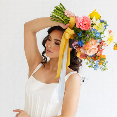 Pleasantly Vibrant Garden Styled Wedding