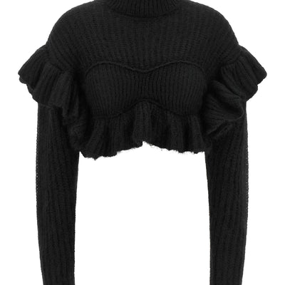 Elisabetta Franchi Ruffle Sweater