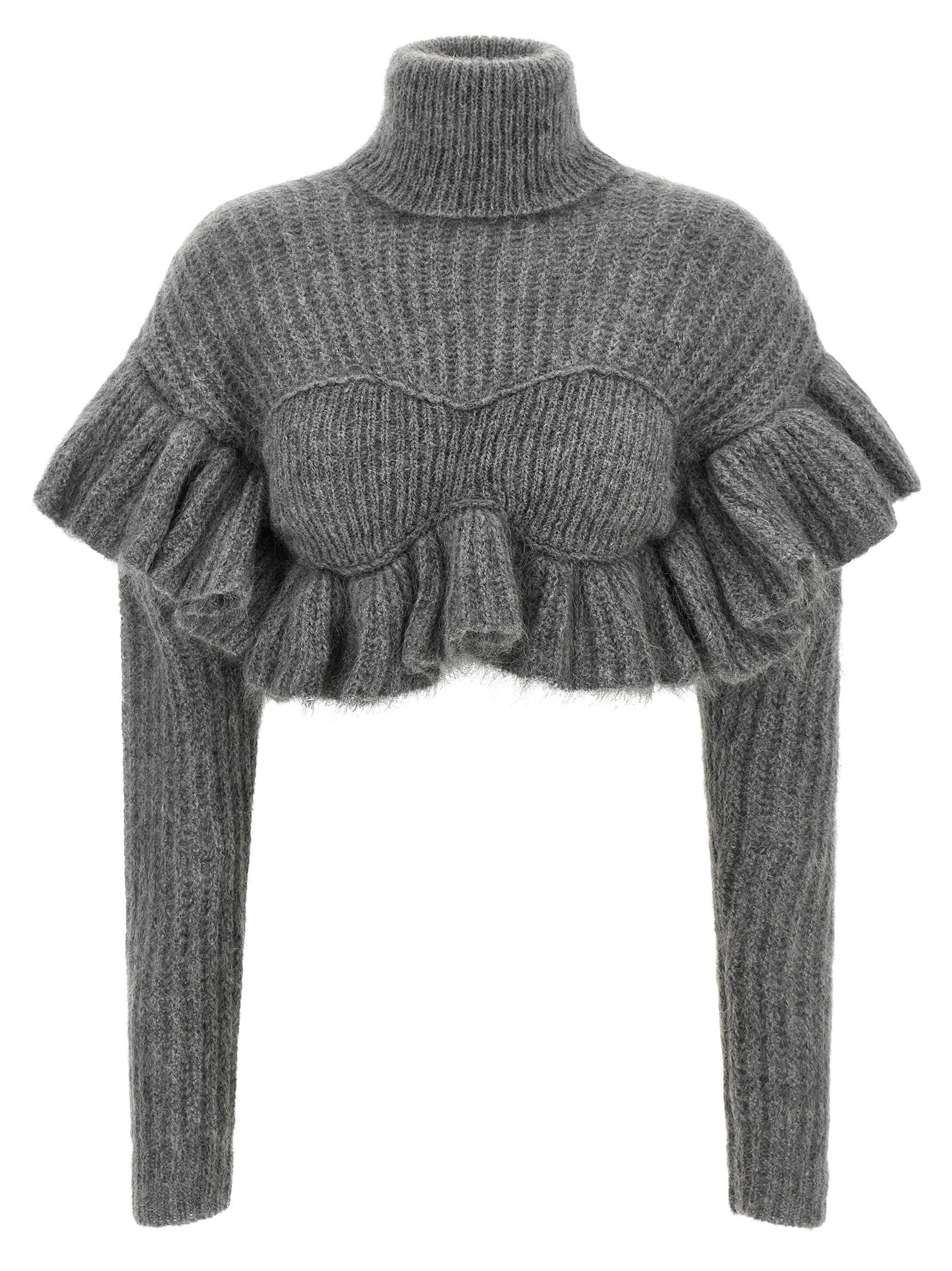 Elisabetta Franchi Ruffle Sweater