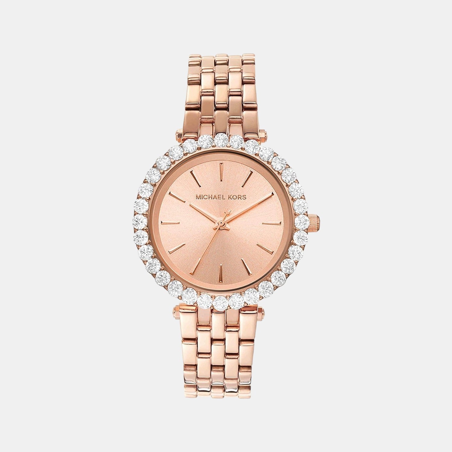 Darci Women Quartz Rose Gold Dial Analog Stainless Steel Watch MK4514