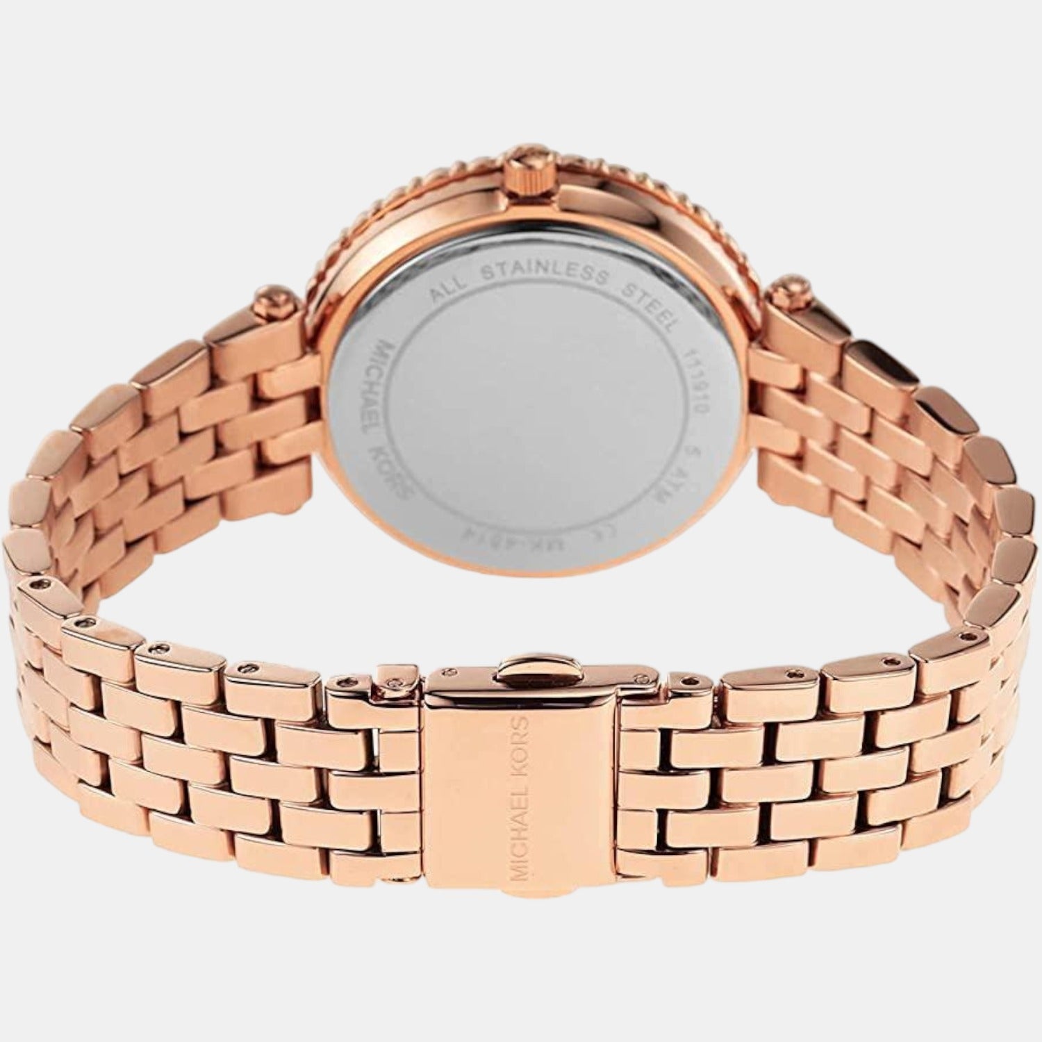 Darci Women Quartz Rose Gold Dial Analog Stainless Steel Watch MK4514