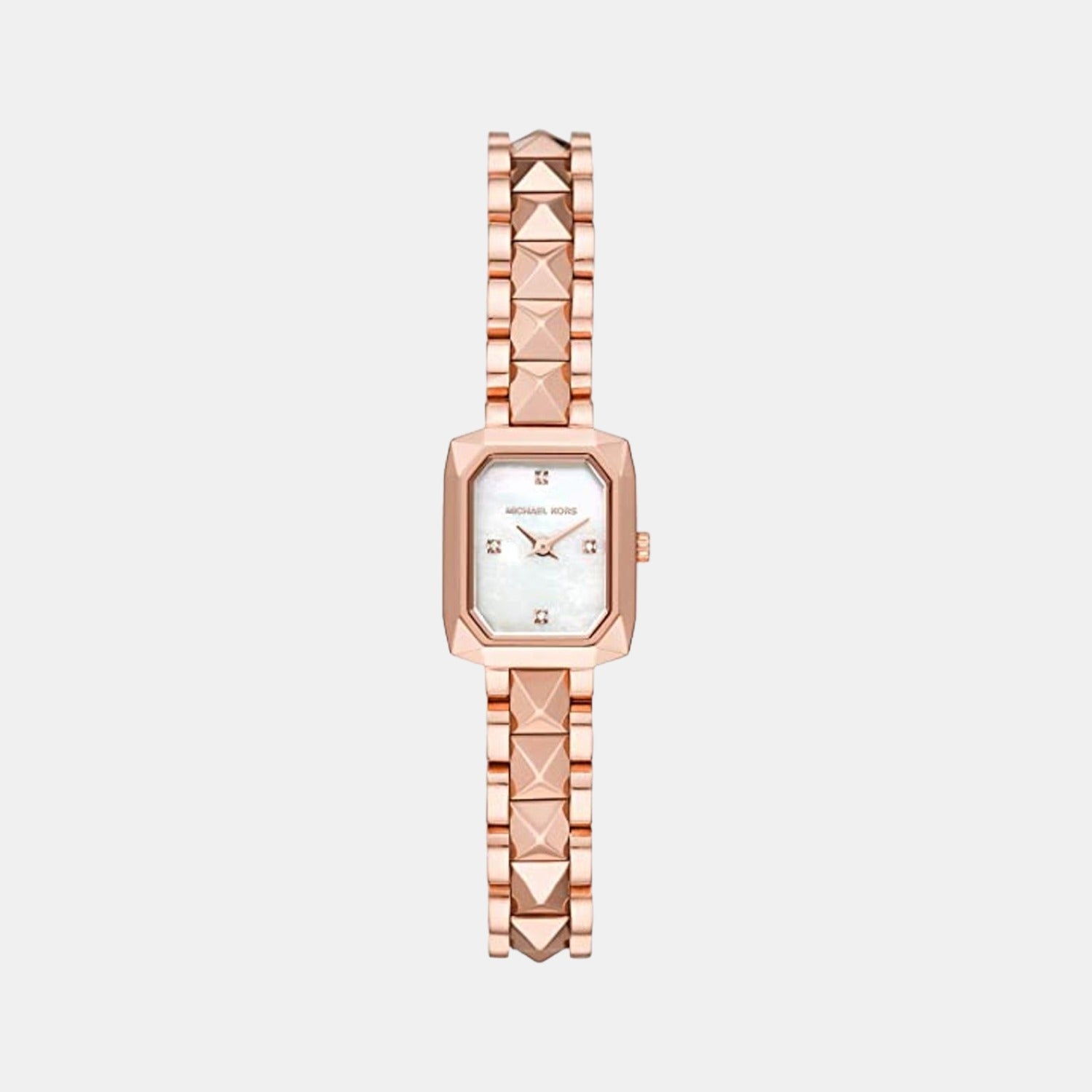 Alane Women Quartz White Dial Analog Stainless Steel Watch MK4560