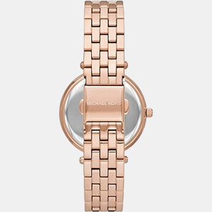 Darci Women Quartz Rose Gold Dial Analog Stainless Steel Watch MK4592