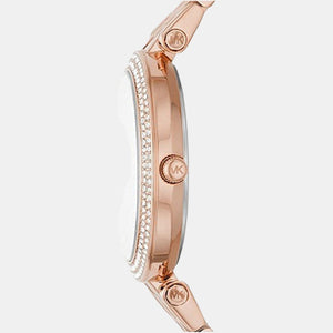 Darci Women Quartz Rose Gold Dial Analog Stainless Steel Watch MK4592