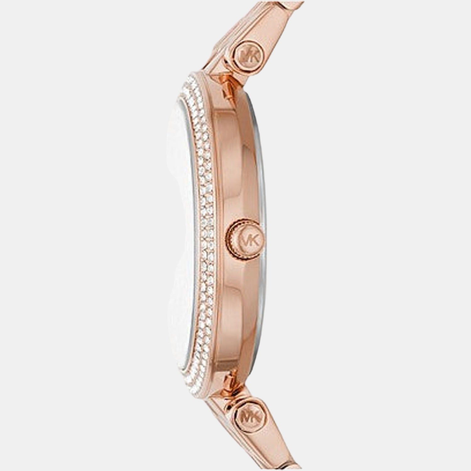 Darci Women Quartz Rose Gold Dial Analog Stainless Steel Watch MK4592