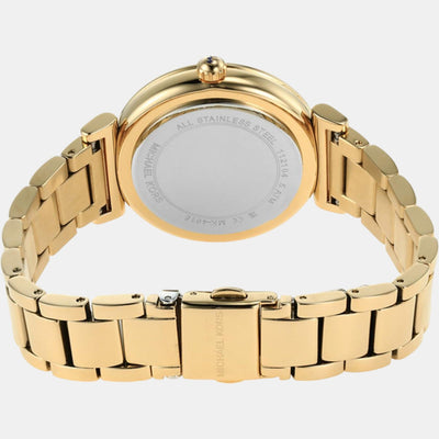 Abbey Women Quartz White Dial Analog Stainless Steel Watch MK4615
