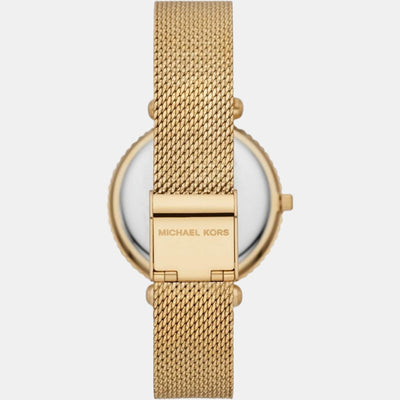 Darci Women Quartz White Dial Analog Stainless Steel Watch MK4629