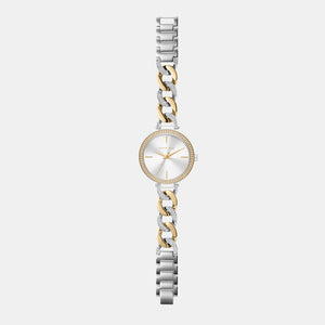 Catelyn Women Quartz White Dial Analog Stainless Steel Watch MK4633