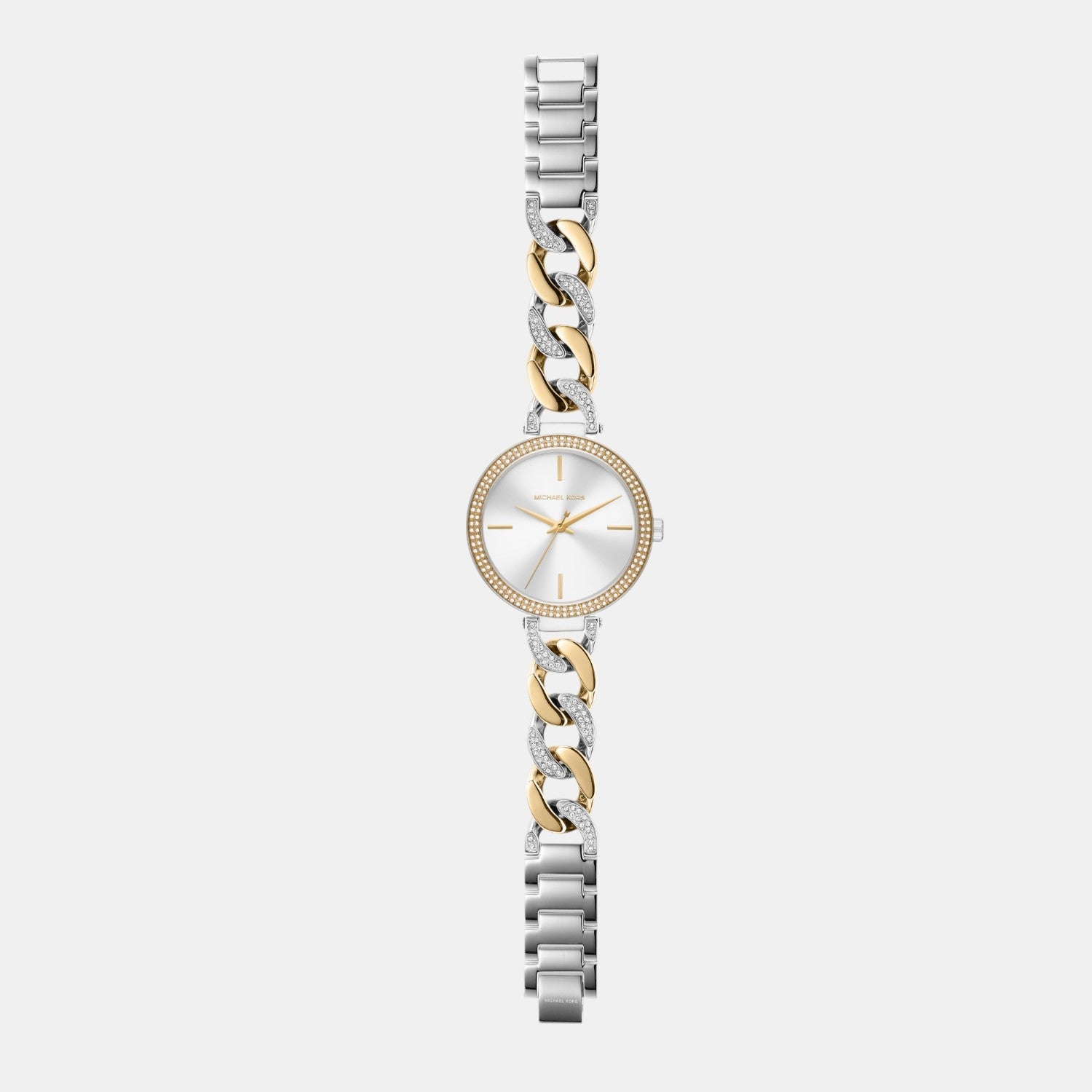 Catelyn Women Quartz White Dial Analog Stainless Steel Watch MK4633
