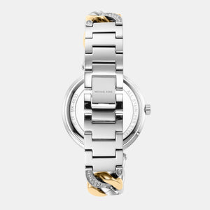 Catelyn Women Quartz White Dial Analog Stainless Steel Watch MK4633