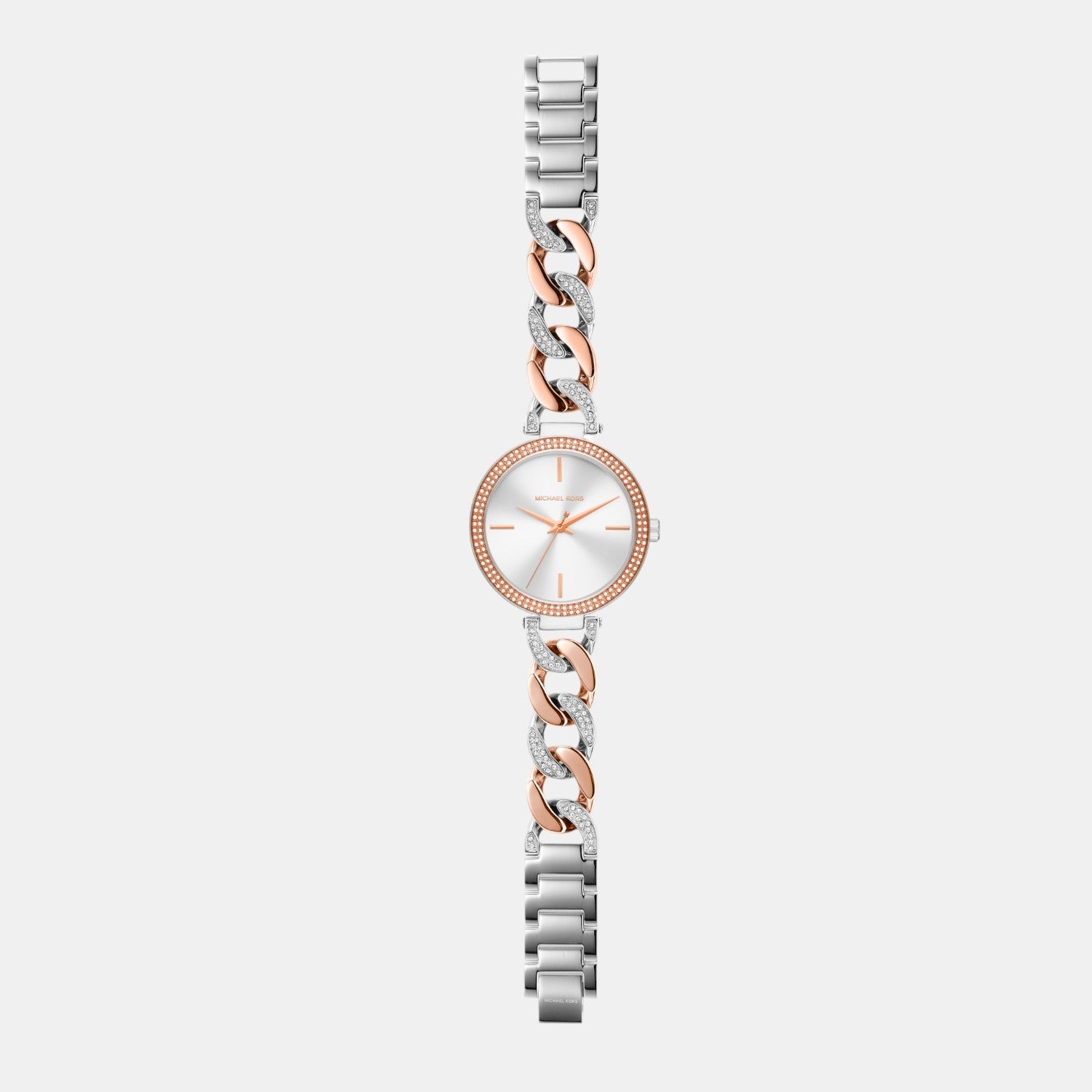 Catelyn Women Quartz White Dial Analog Stainless Steel Watch MK4634