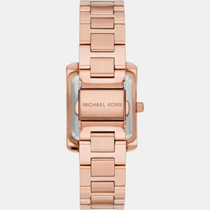Emery Women Quartz White Dial Analog Stainless Steel Watch MK4641