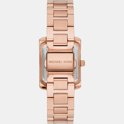 Emery Women Quartz White Dial Analog Stainless Steel Watch MK4641
