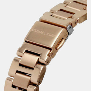 Emery Women Quartz White Dial Analog Stainless Steel Watch MK4641