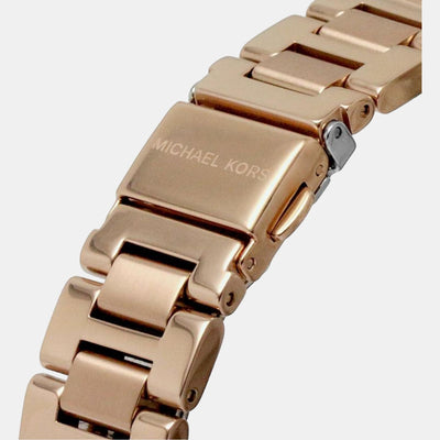 Emery Women Quartz White Dial Analog Stainless Steel Watch MK4641