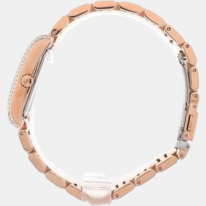 Emery Women Quartz White Dial Analog Stainless Steel Watch MK4641