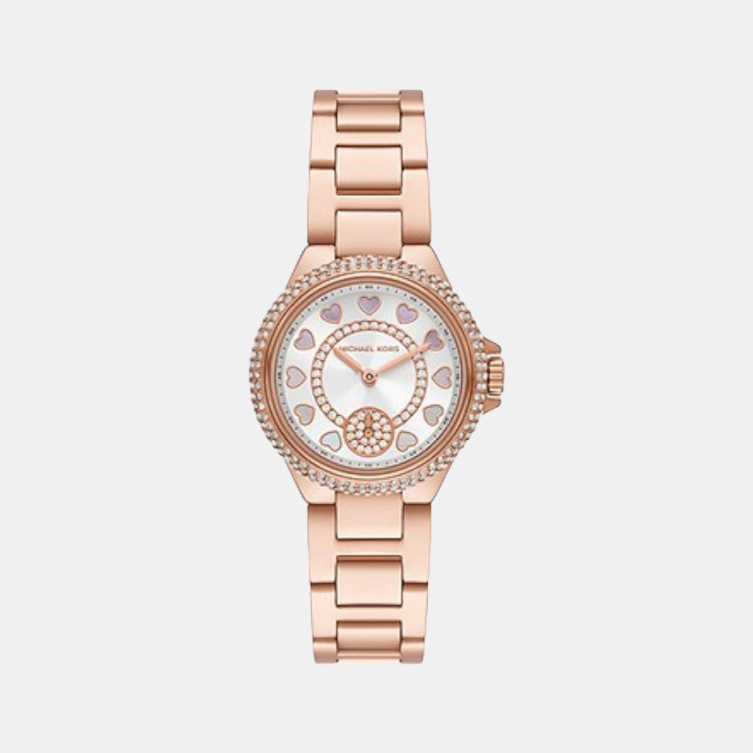 Camille Women Quartz White Dial Analog Stainless Steel Watch MK4700
