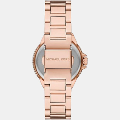 Camille Women Quartz White Dial Analog Stainless Steel Watch MK4700