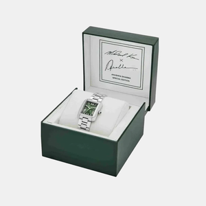 Emery Women Quartz Green Dial Analog Stainless Steel Watch MK4832