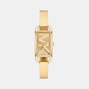 Empire Women Quartz Gold Dial Analog Stainless Steel Watch MK4840