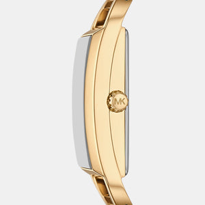 Empire Women Quartz Gold Dial Analog Stainless Steel Watch MK4840