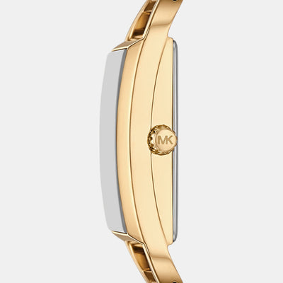 Empire Women Quartz Gold Dial Analog Stainless Steel Watch MK4840