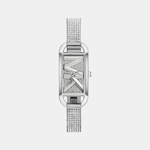 Empire Women Quartz Silver Dial Analog Stainless Steel Watch MK4841