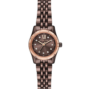 Michael Kors Petite Lexington Brown Dial Women 26mm MK4844