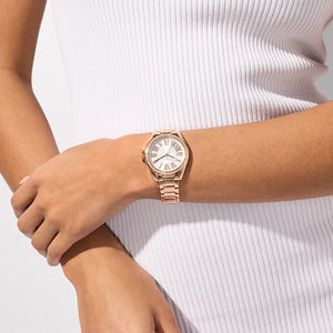 Michael Kors Kacie White Dial Women 39mm MK4853