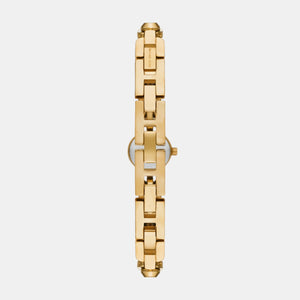 Astor Women Quartz Gold Dial Analog Stainless Steel Watch MK4871