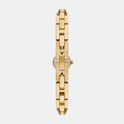 Astor Women Quartz Gold Dial Analog Stainless Steel Watch MK4871
