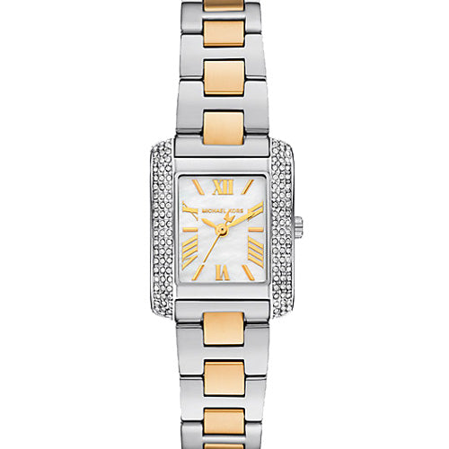 Michael Kors Petite Emery White Mother-Of-Pearl Dial Women 22mm MK4882
