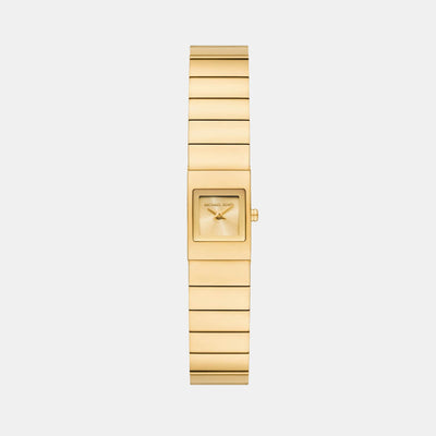 Darrington Women Quartz Gold Dial Analog Stainless Steel Watch MK4885